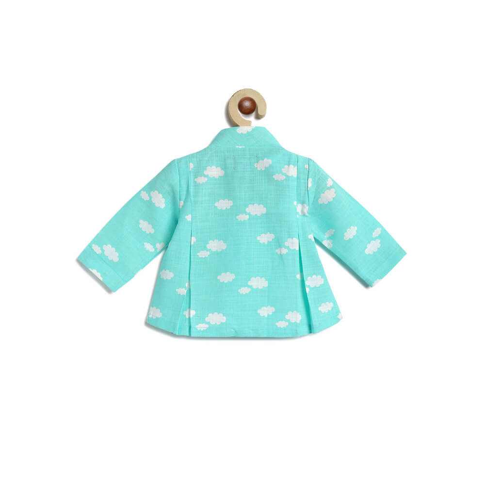 Tiber Taber Unisex Little Dreamer Jhabla Set-Blue