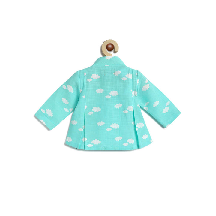 Tiber Taber Unisex Little Dreamer Jhabla Set-Blue