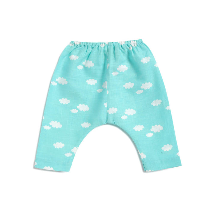 Tiber Taber Unisex Little Dreamer Jhabla Set-Blue