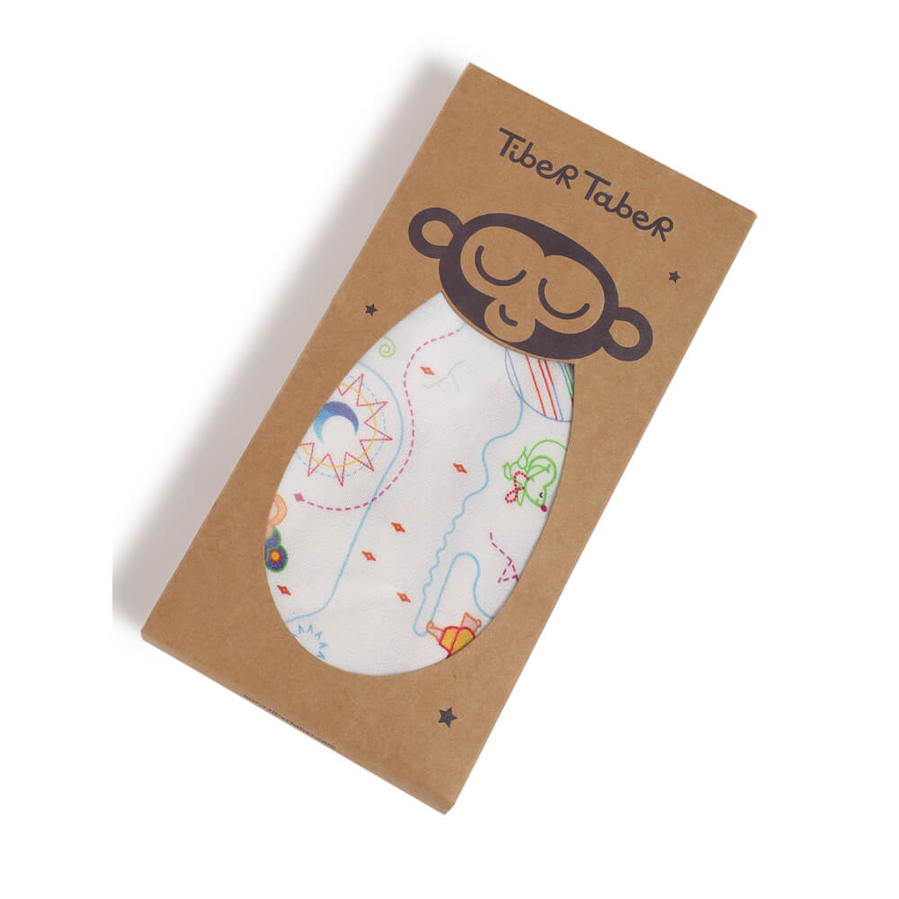 Tiber Taber Unisex Ganesha Blessings Swaddle-White