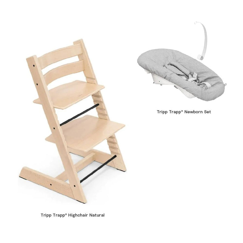 Tripp Trapp Chair + Newborn Set Bundle