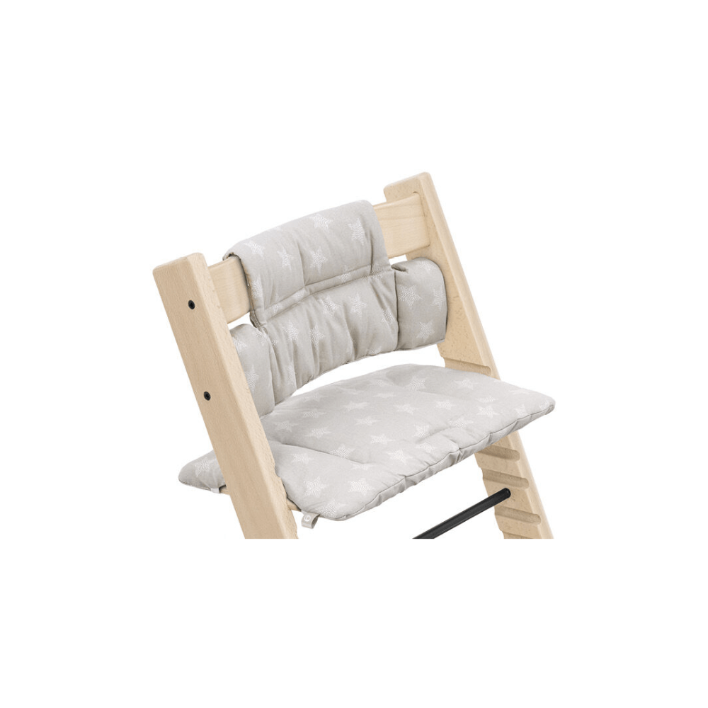 Stokke Tripp Trapp Classic Cushion – Soft &amp; Supportive Seat Cushion for Tripp Trapp Highchair, Fits All Tripp Trapp Chairs with or without Baby Set, Water-Repellent, Anti-Slip &amp; Easy to Clean, Organic Cotton
