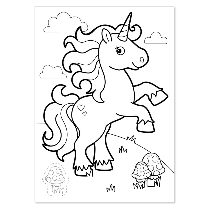 Orchard Toys Unicorns, Mermaids &amp; More! Sticker Colouring Book