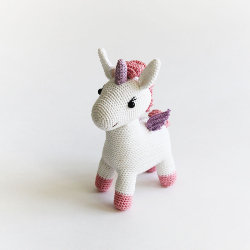 The Tiny Trove Crochet Toys - Luna the Unicorn