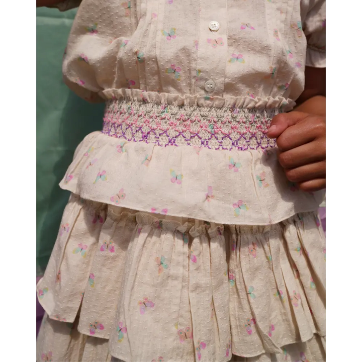 Early Sunday Melissa Skirt - Butterflies Print