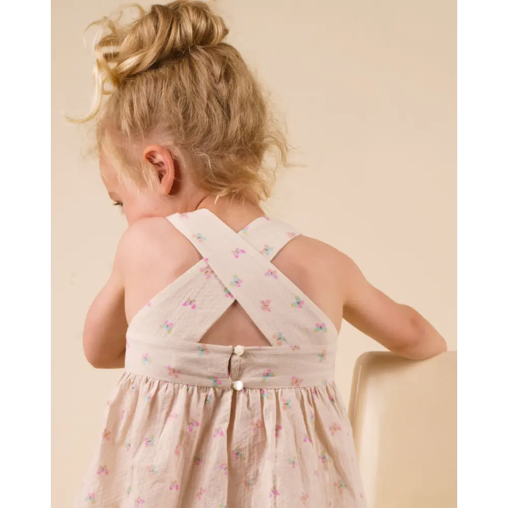 Early Sunday Romy Blouse - Butterflies Print