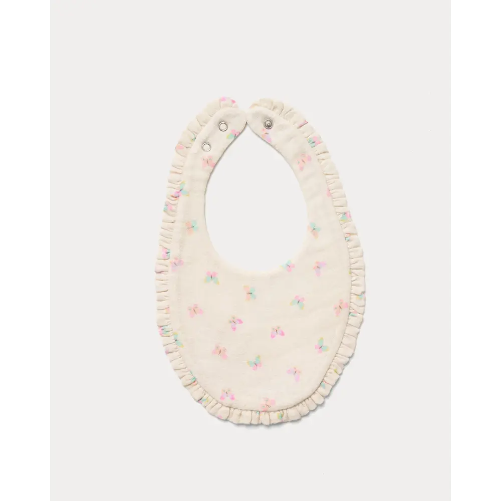 Early Sunday Bib - Butterflies
