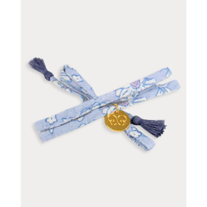Tonal Floral Blue