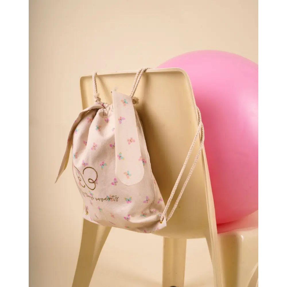 Early Sunday Bunny Drawstring Backpack