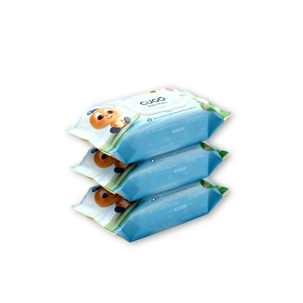 Cugo 99.5% Water Baby Wipes with Australian Kakadu Plum Extract