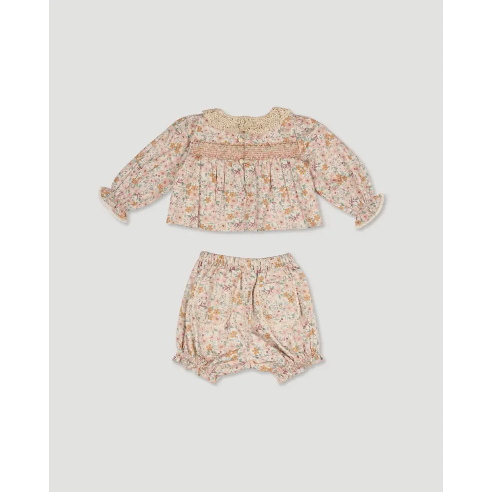 Early Sunday Essie &amp; Pippy Baby Set - Floral Print