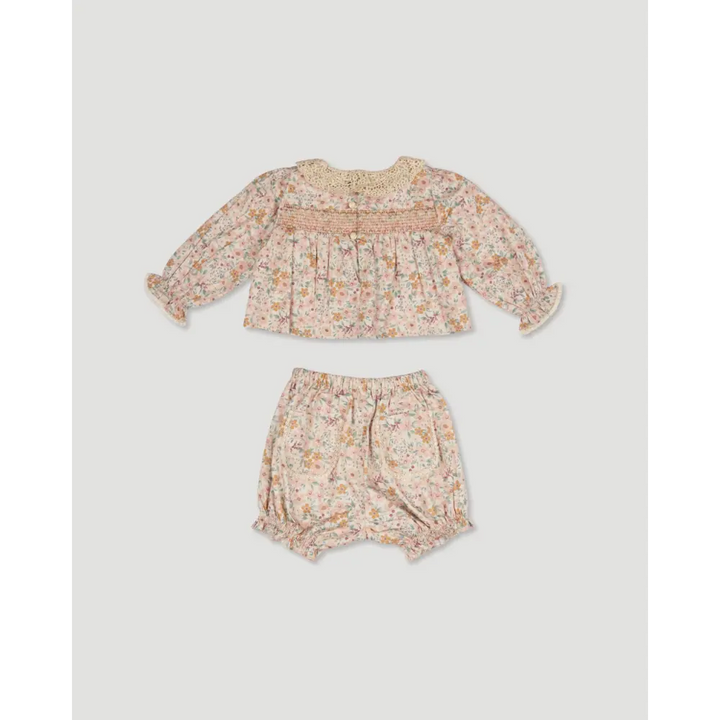 Early Sunday Essie &amp; Pippy Baby Set - Floral Print