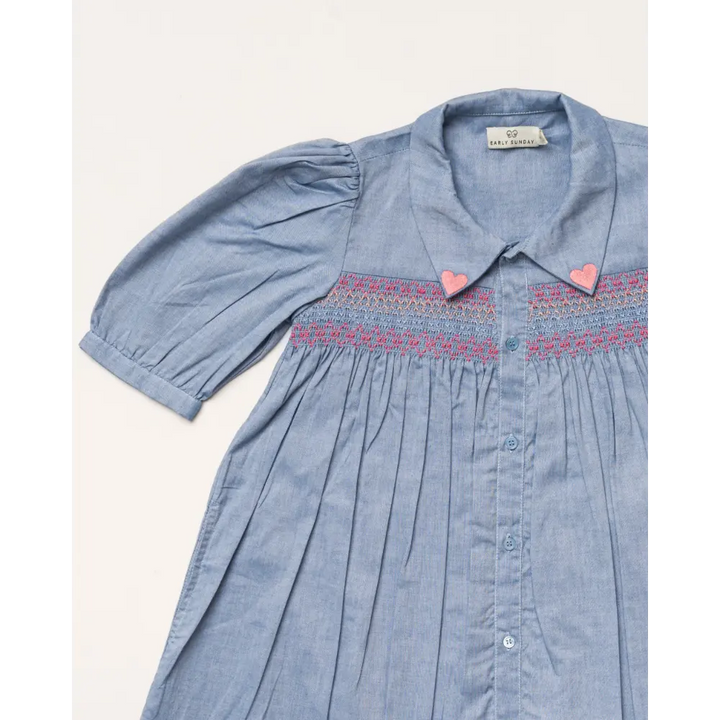 Early Sunday Jane Dress - Summer Sky