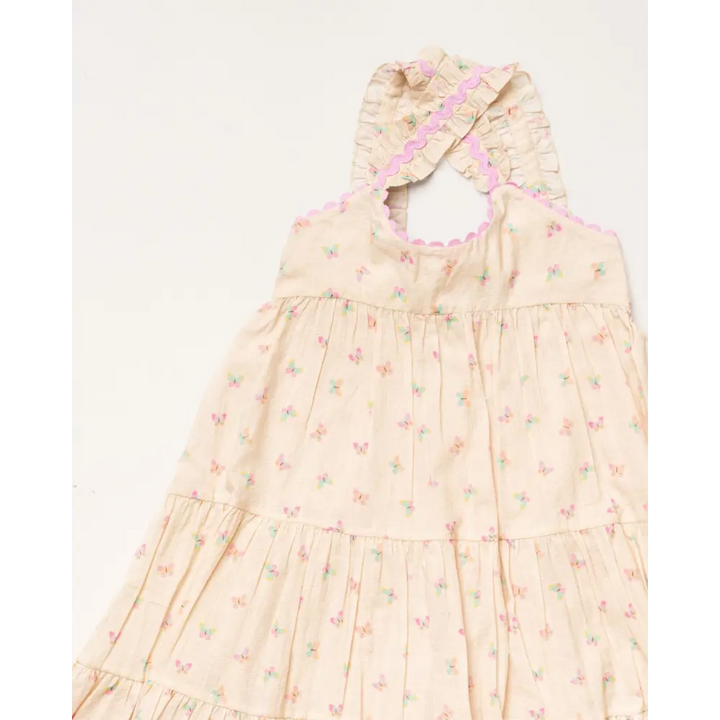 Early Sunday Laura Dress - Butterflies Print