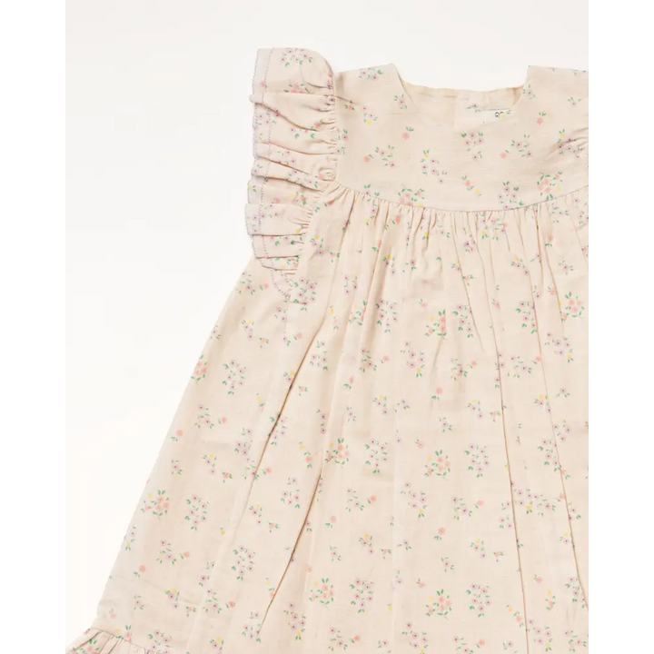 Early Sunday Sita Dress - Painted Bouquet Print
