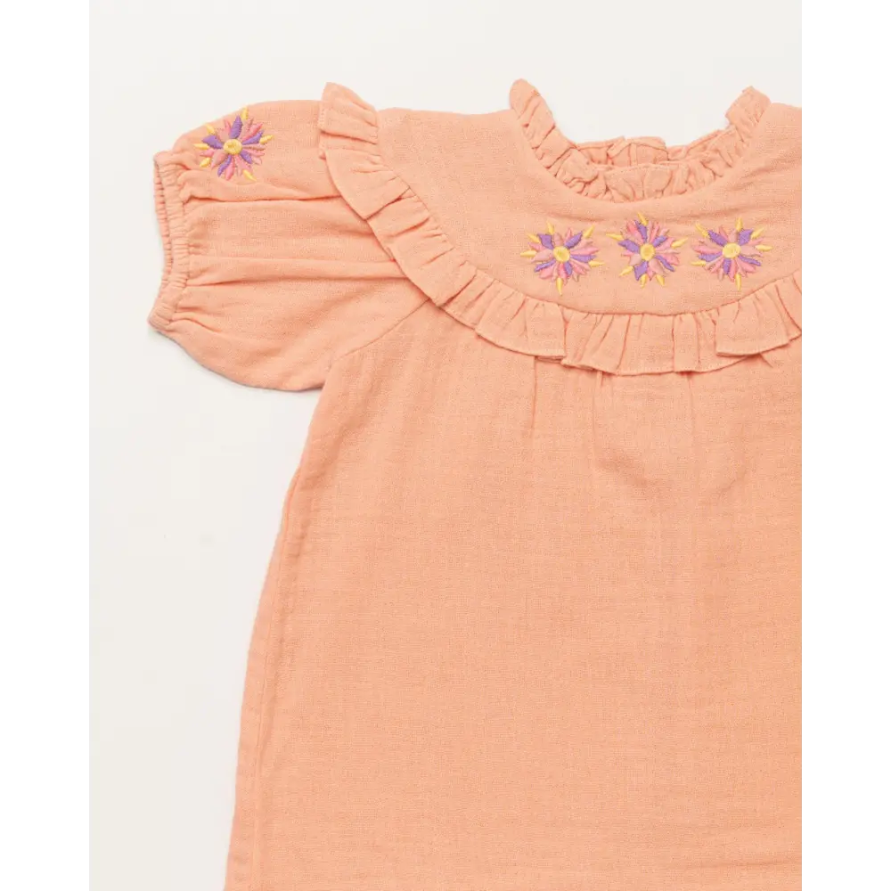 Early Sunday Charlie Baby Dress &amp; Bloomer Set - Candy Floss