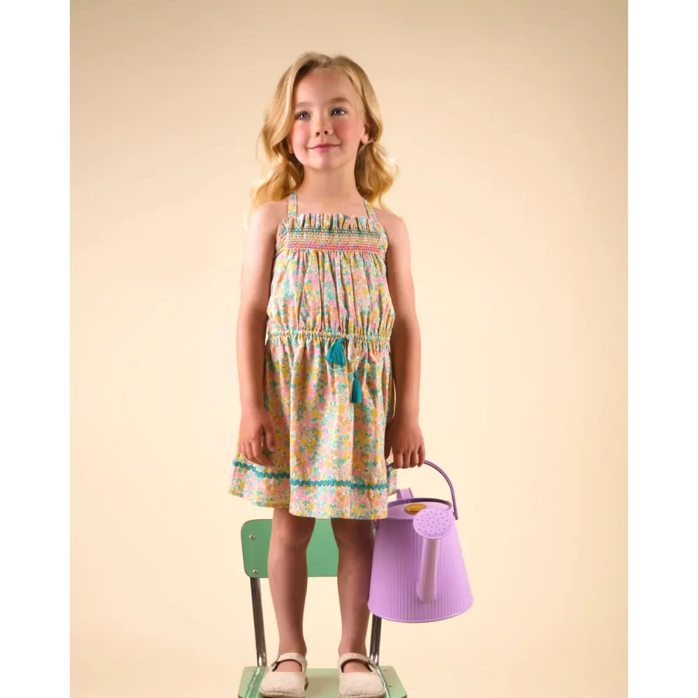Early Sunday Alisson Dress - Emma Floral Mint Print
