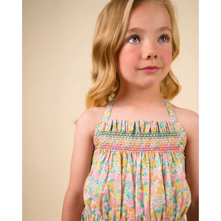 Early Sunday Alisson Dress - Emma Floral Mint Print