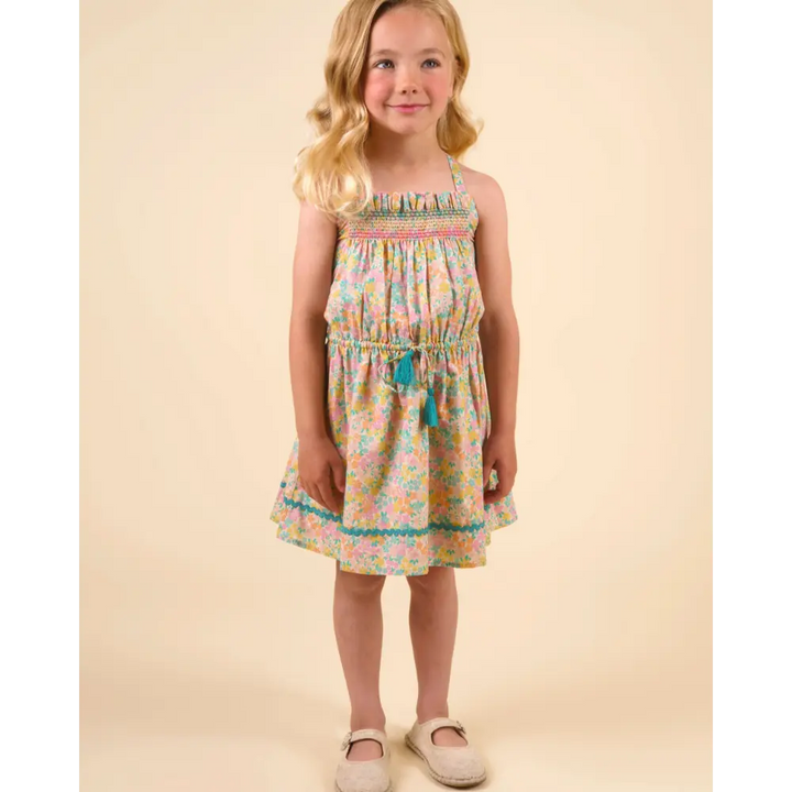 Early Sunday Alisson Dress - Emma Floral Mint Print