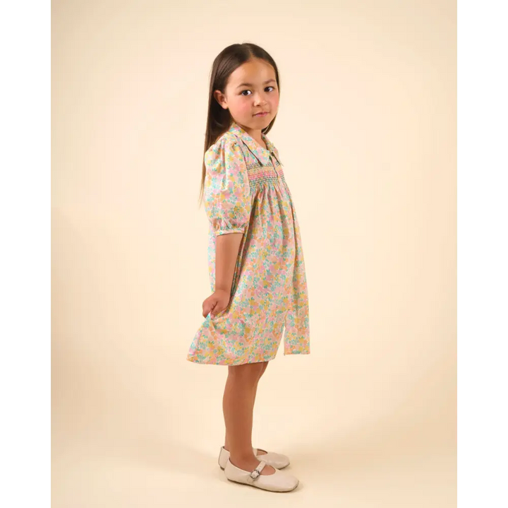 Early Sunday Jane Dress - Emma Floral Mint Print