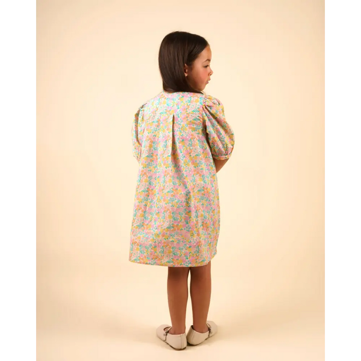 Early Sunday Jane Dress - Emma Floral Mint Print