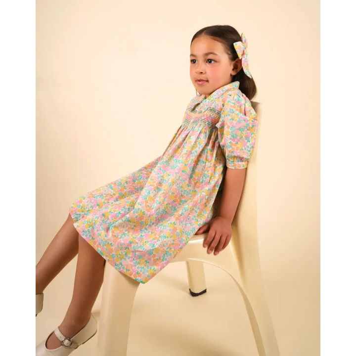 Early Sunday Jane Dress - Emma Floral Mint Print