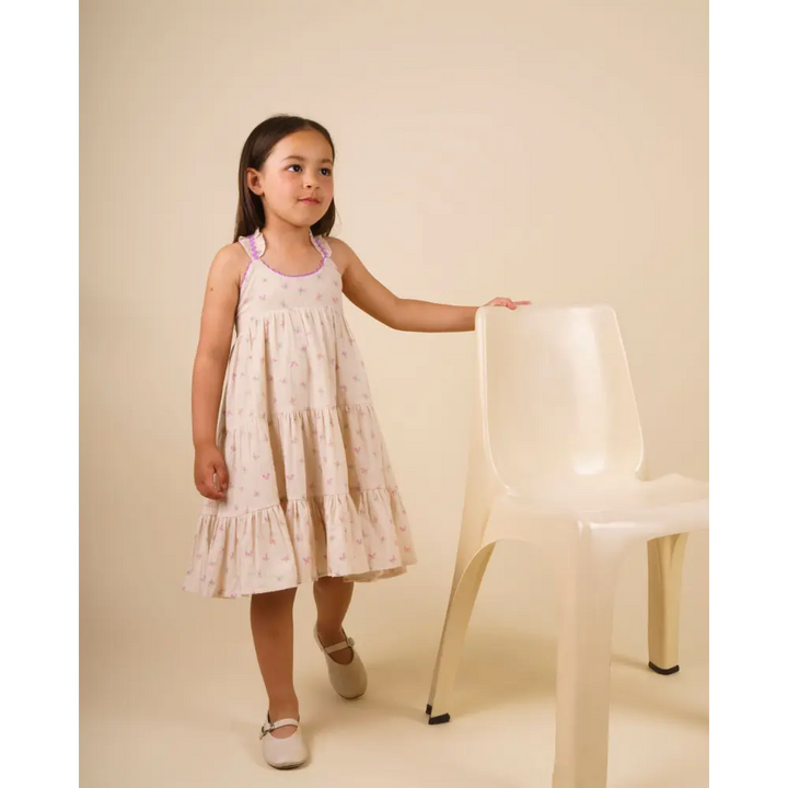 Early Sunday Laura Dress - Butterflies Print