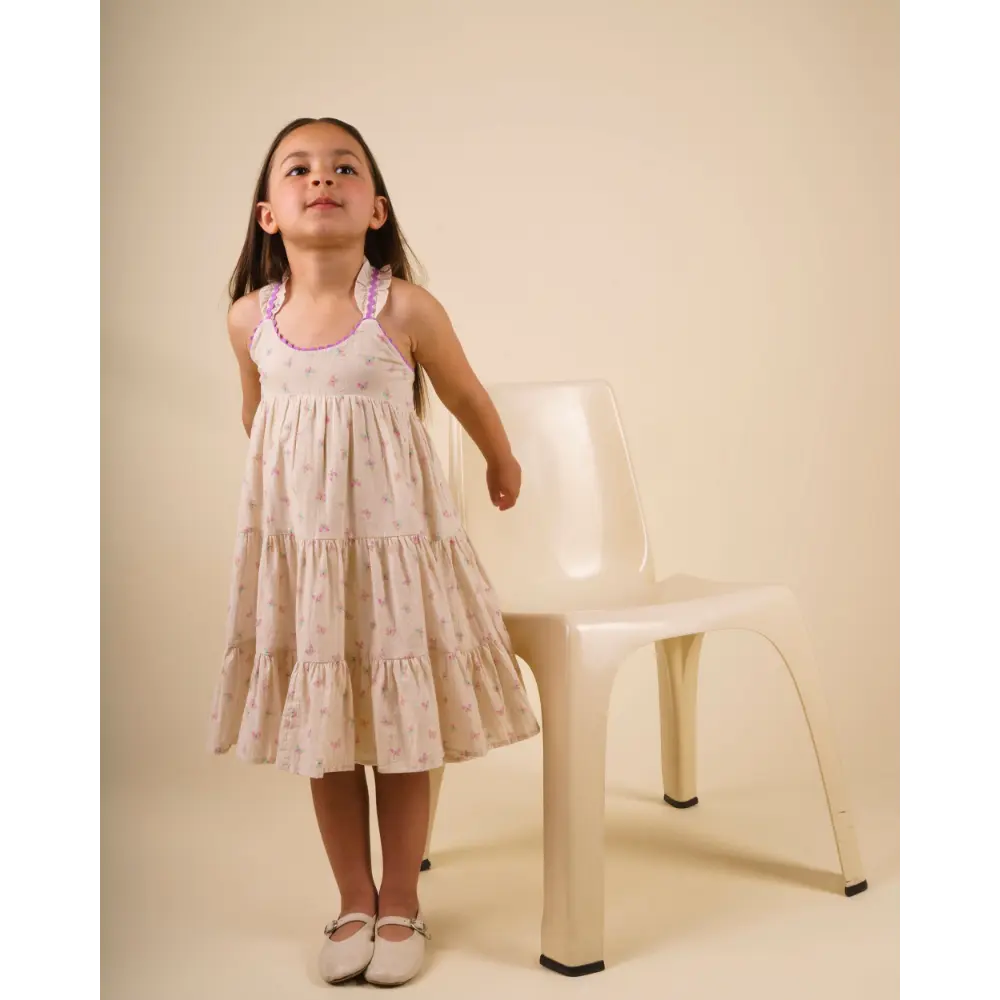 Early Sunday Laura Dress - Butterflies Print