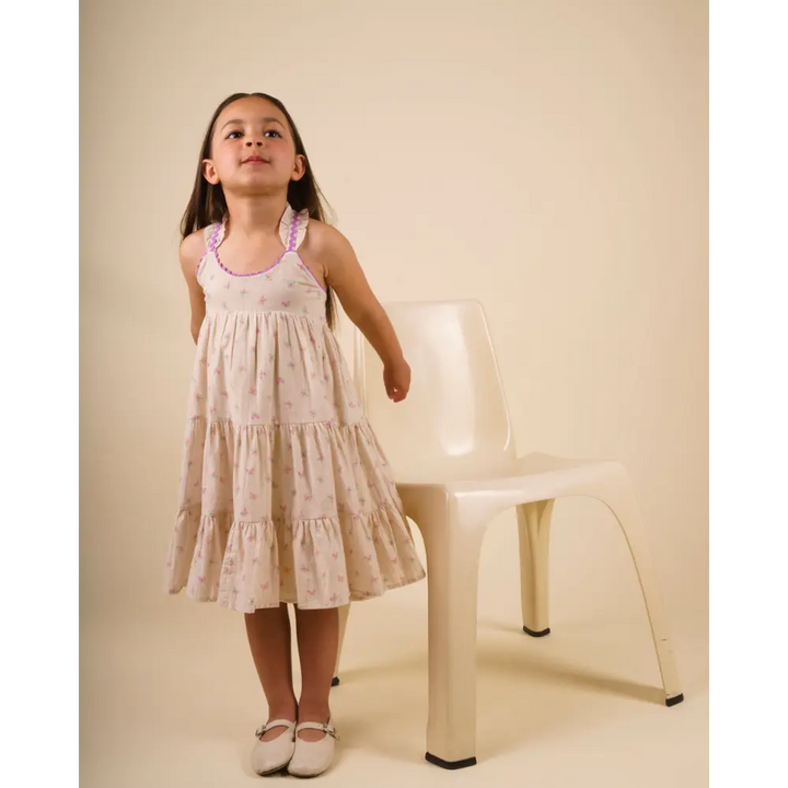 Early Sunday Laura Dress - Butterflies Print
