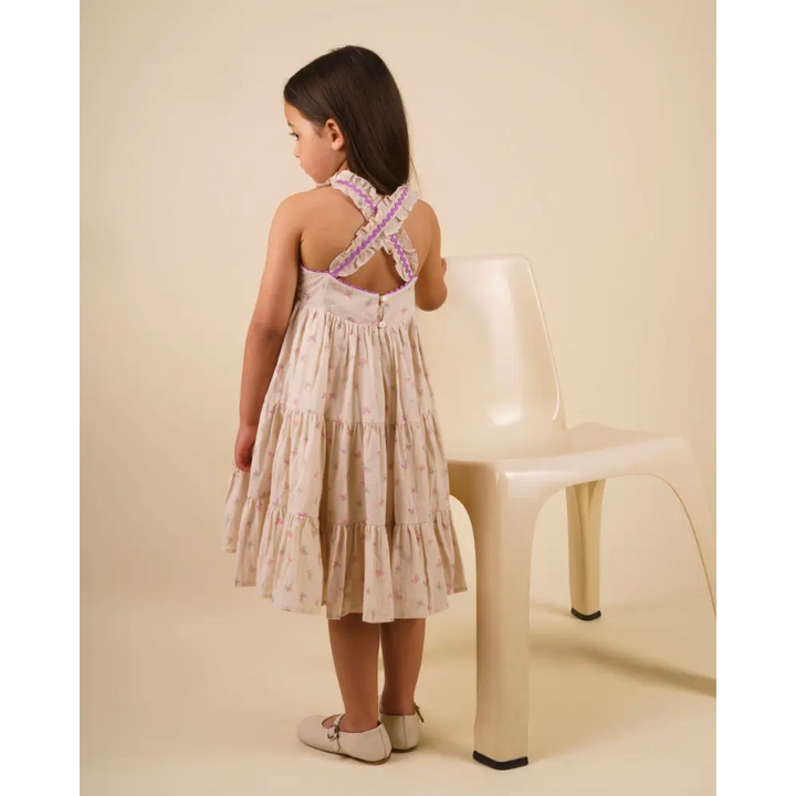 Early Sunday Laura Dress - Butterflies Print
