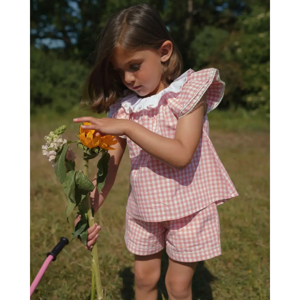 Early Sunday Lola Blouse - Peony