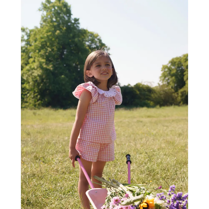 Early Sunday Lola Blouse - Peony