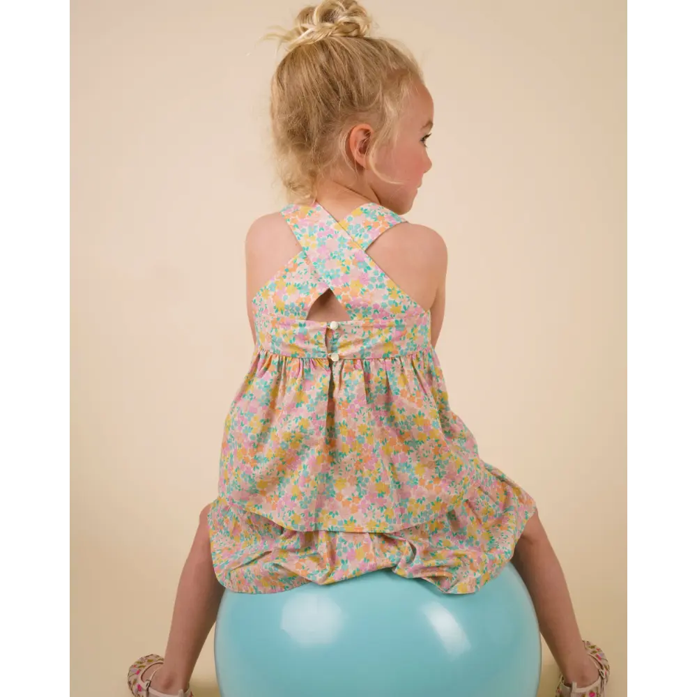 Early Sunday Romy Blouse - Emma Floral Mint Print