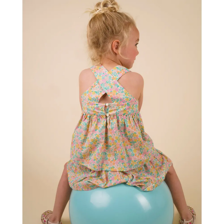 Early Sunday Romy Blouse - Emma Floral Mint Print