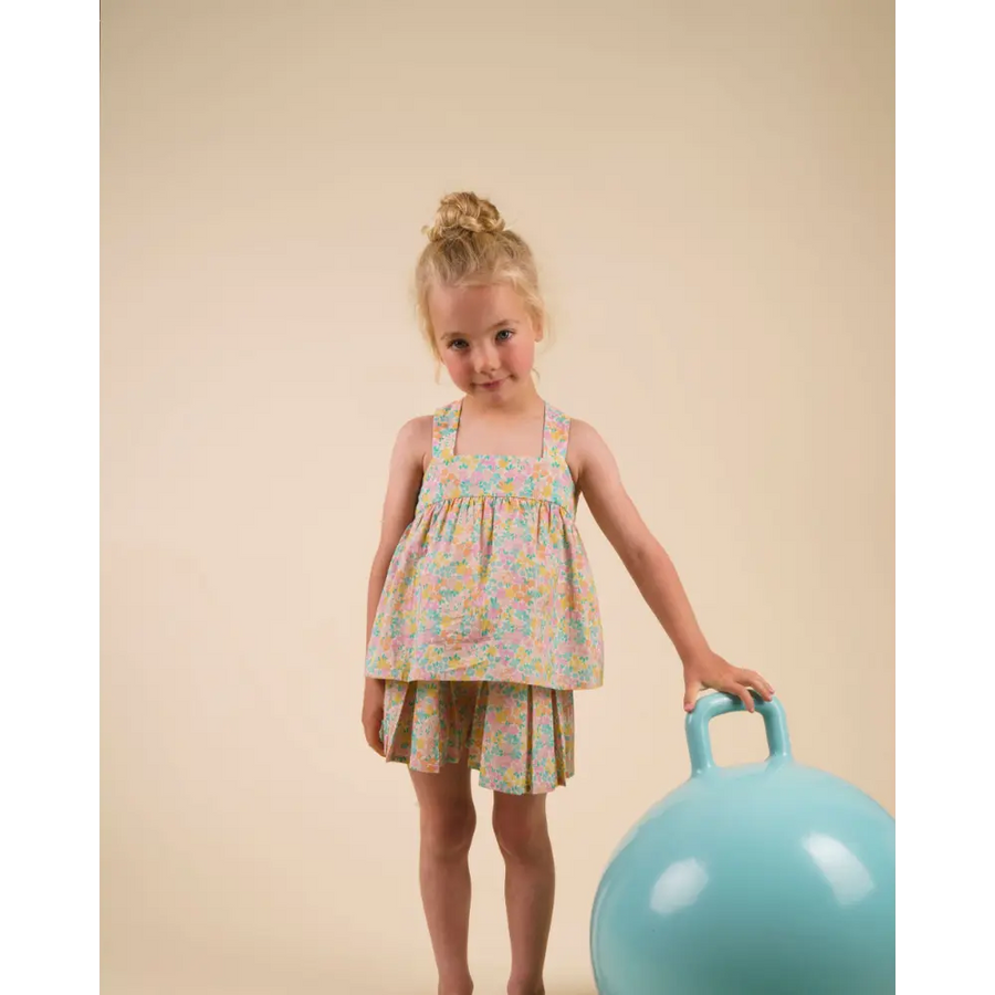 Early Sunday Solal Skirt - Emma Floral Mint Print