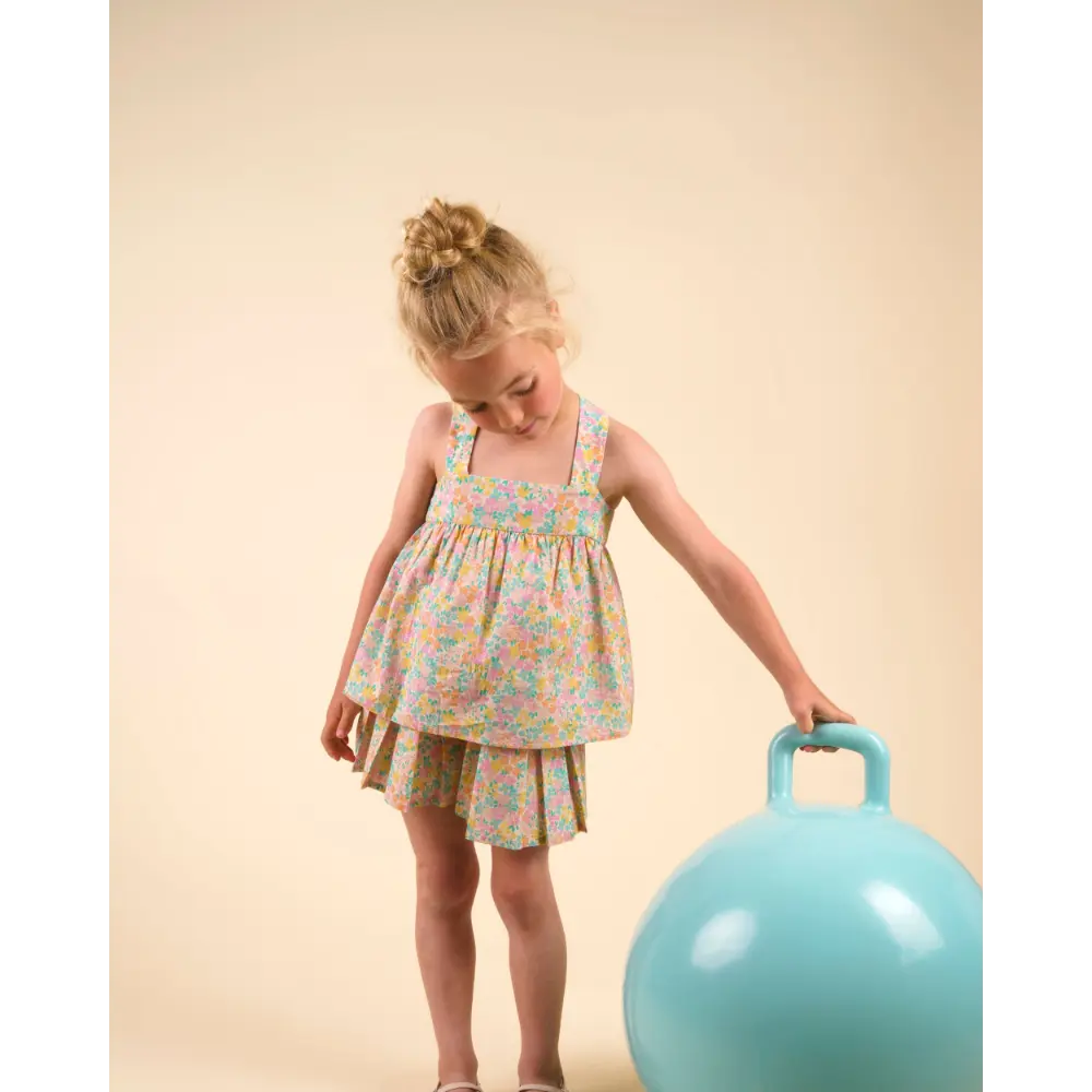 Early Sunday Solal Skirt - Emma Floral Mint Print