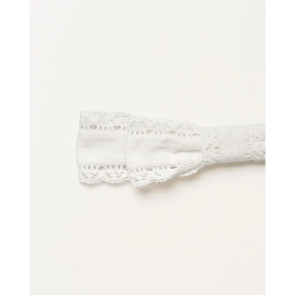 Early Sunday Lace Headband- Ivory