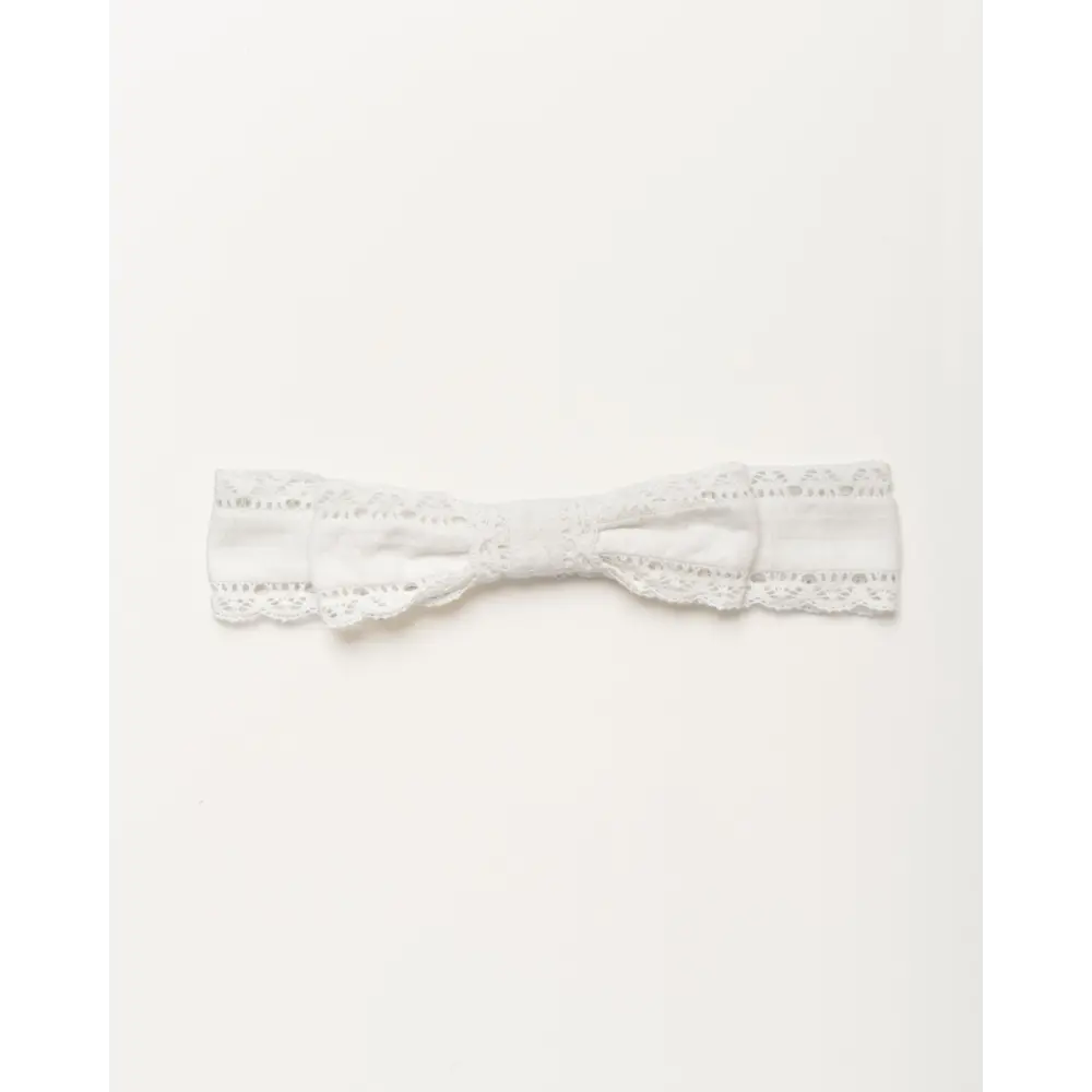 Early Sunday Lace Headband- Ivory