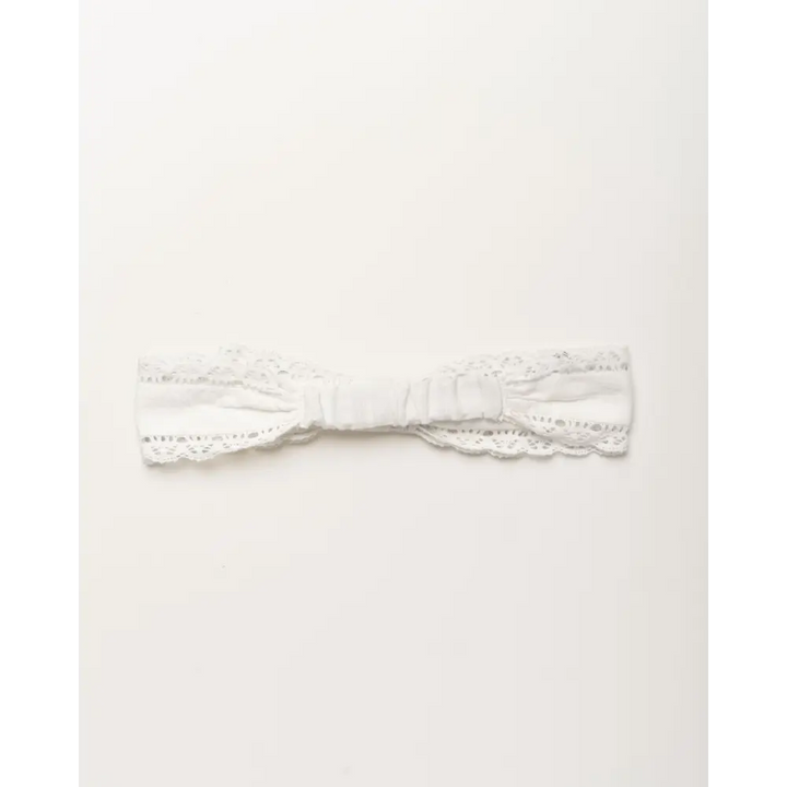Early Sunday Lace Headband- Ivory