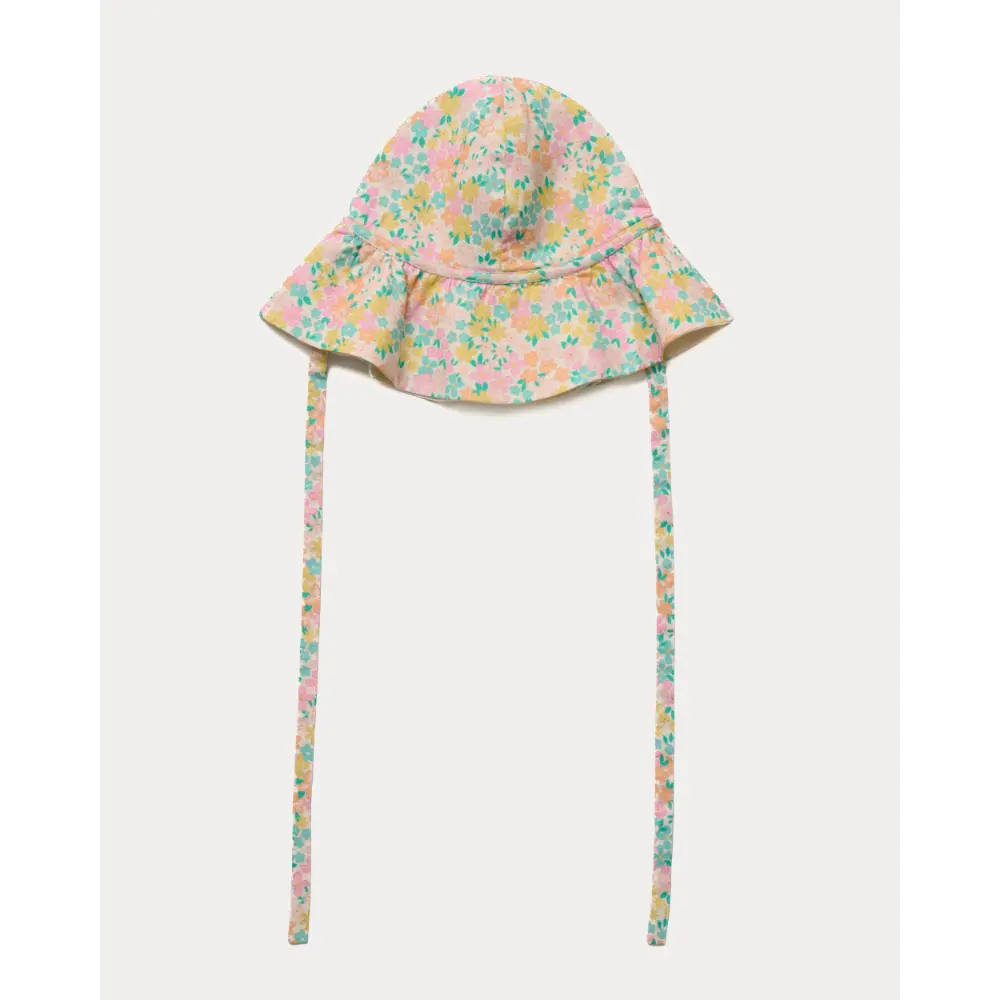 Early Sunday Bonnie Hat Cap - Emma Floral Mint