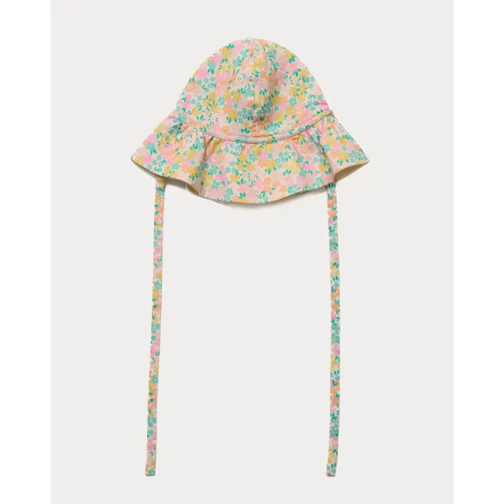Early Sunday Bonnie Hat Cap - Emma Floral Mint
