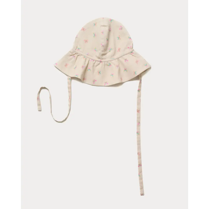 Early Sunday Bonnie Hat Cap - Butterlies Print