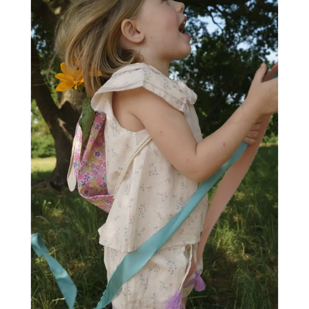 Early Sunday Lola Blouse - Painted Bouquet Print