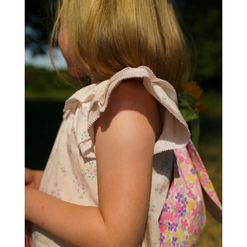 Early Sunday Lola Blouse - Painted Bouquet Print
