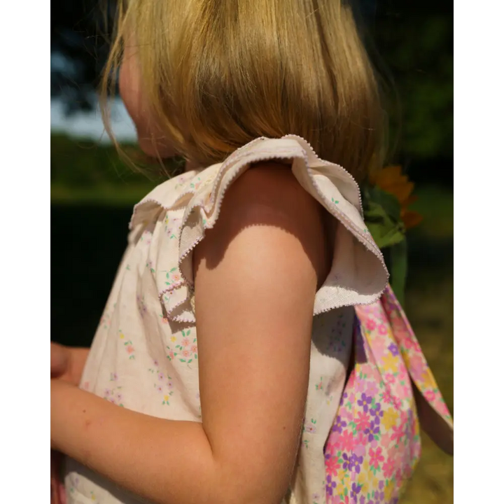 Early Sunday Lola Blouse - Painted Bouquet Print