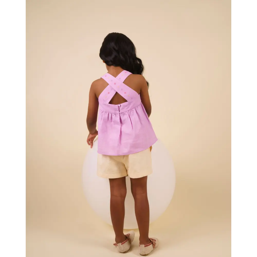 Early Sunday Romy Blouse - Lilac