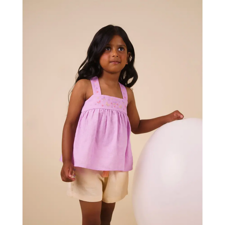 Early Sunday Romy Blouse - Lilac