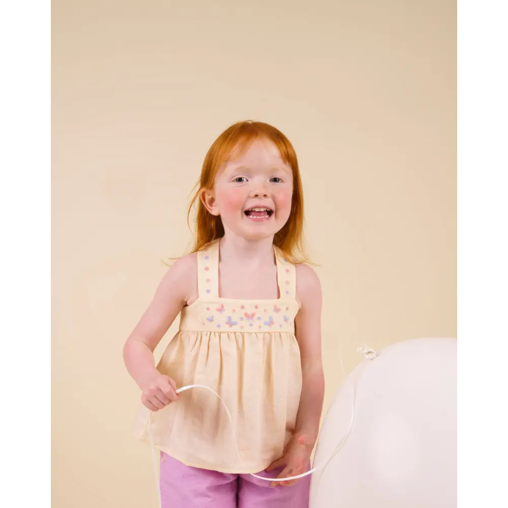 Early Sunday Romy Blouse - Sand
