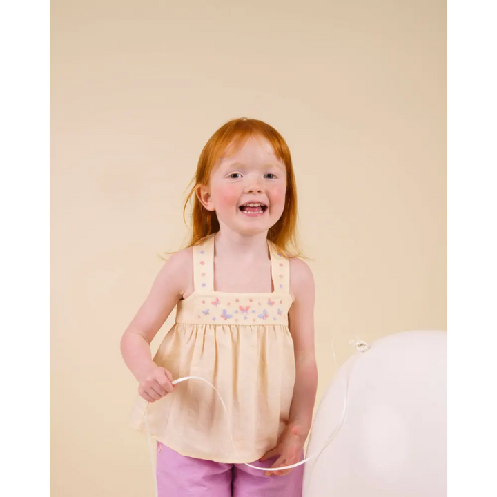 Early Sunday Romy Blouse - Sand