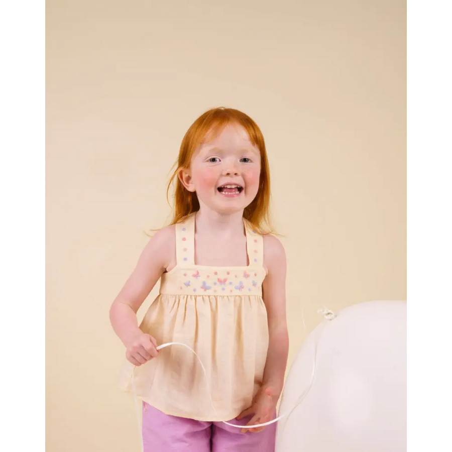 Early Sunday Romy Blouse - Sand